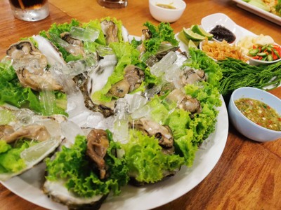 หอยนางรมสด