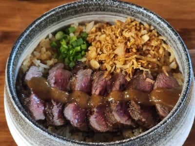 ข้าวผัดมันเนื้อออสเตรเลี่ยนวากิว