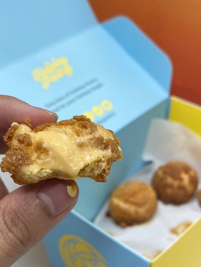 Madagascan Vanilla Salted Caramel Puff