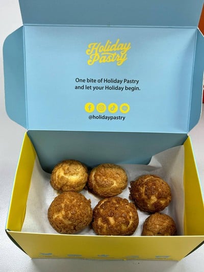 Madagascan Vanilla Salted Caramel Puff