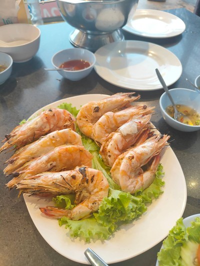 กุ้งใหญ่เผา