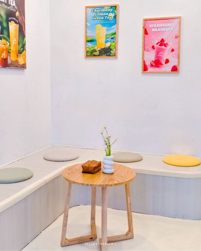 ร้าน “Charmony Fruit Tea & Cafe” คาเฟ่มู้ดดีย่านรัชดา