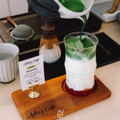 Adia's Cafe, Matcha & Brew คาเฟ่มินินอลน่ารักเอาใจสายมัทฉะ