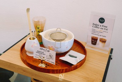 Adia's Cafe, Matcha & Brew คาเฟ่มินินอลน่ารักเอาใจสายมัทฉะ