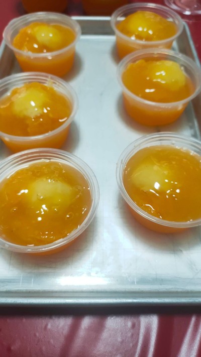 วุ้นส้มข้าวหมากแมนดาริน สดชื่น2พลัง  จากธรรมชาติ วิตามินC. จากส้มแมนดาริน  ผสานจ