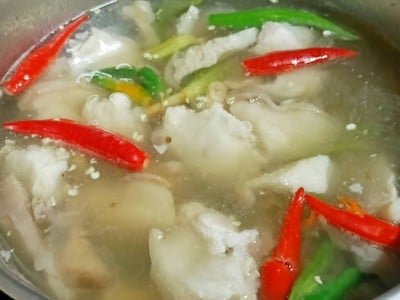 วิธีทำ ต้มยำขาหมู