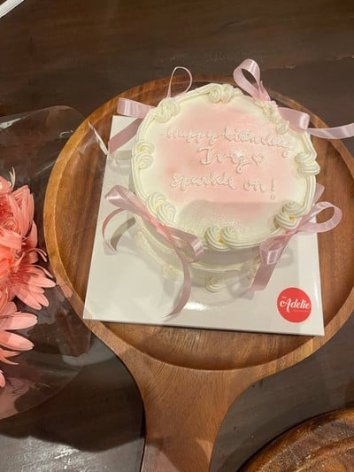 ribbons cake - vanilla flavor (0.5p)