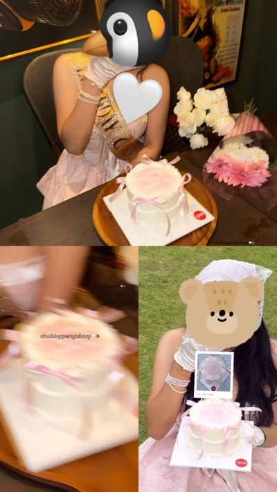 ribbons cake - vanilla flavor (0.5p)