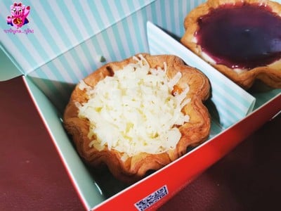 ทาร์ตไข่ซุปทรัฟเฟิลชีสน้ำผึ้ง