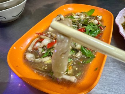 หอยหลอดผัดฉ่า