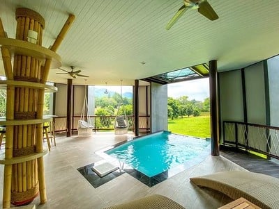 ที่พักไทรโยค พร้อมสระว่ายน้ำส่วนตัว