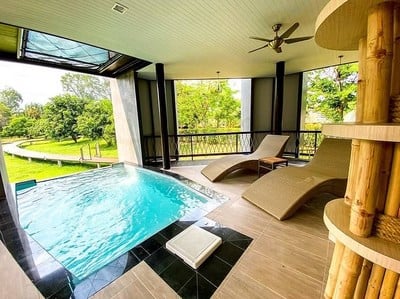 ที่พักริมน้ำกาญจนบุรี พร้อมสระว่ายน้ำส่วนตัว