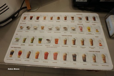 ป้ายราคาหรือสมุดเมนู