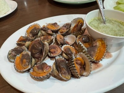 หอยแครงลวก