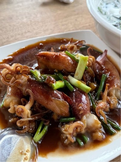 หมึกไข่ผัดหวาน