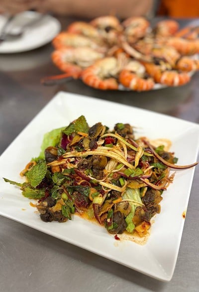 🐚 ยำหอยแครง. (ราคา 180 บาท.)