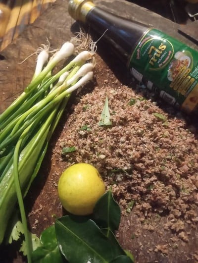 วิธีทำ ลาบนก สูตรอีสาน ทุ่งกุลาร้องไห้