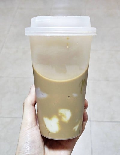 ชานมเผือกโมจิ