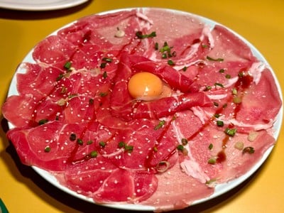 จุ่มลาวเนื้อริบอายสไลด์