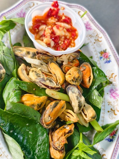 หอยแมลงภู่อบ