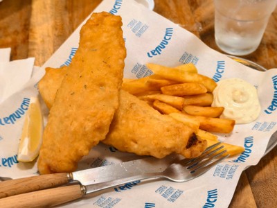 Fish & Chips ปลาทับทิม