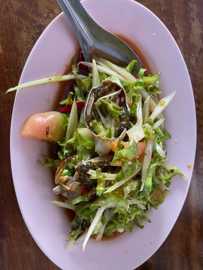 ส้มตำถั่วพลู