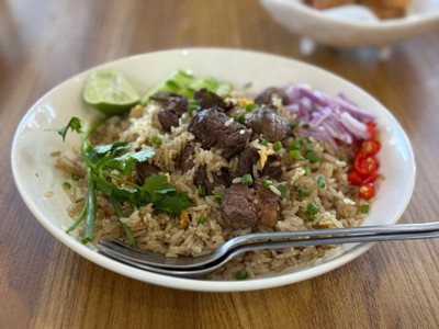 ข้าวผัดมันเนื้อ