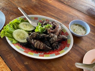 หมึกต้มน้ำดำ