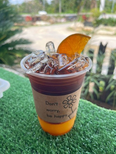 อเมริกาโน่+น้ำส้ม🍊