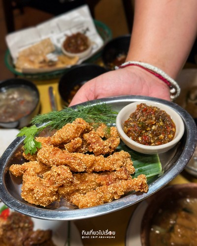 หมูทอดปลาร้า