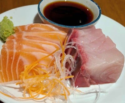 Hamachi & Salmon Sashimi