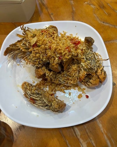 กั้งทอดพริกเกลือ