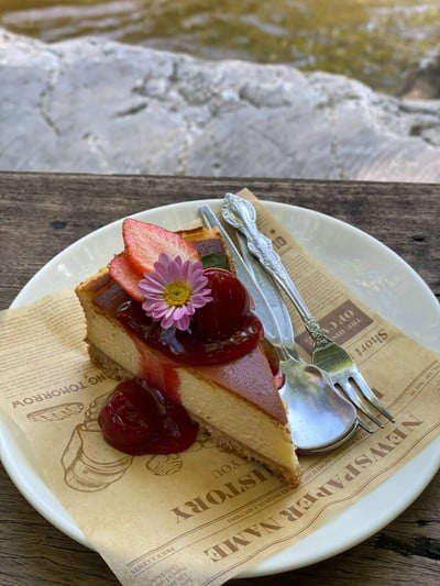 สตรอเบอรี่ชีสพาย