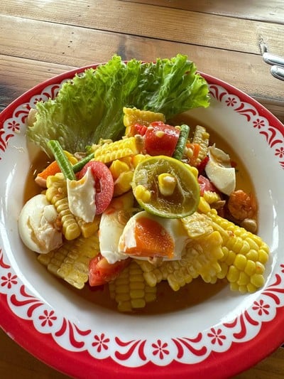 ตำข้าวโพดไข่เค็ม