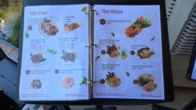 ป้ายราคาหรือสมุดเมนู