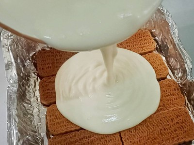 วิธีทำ Biscoff Greek Yogurt Bar