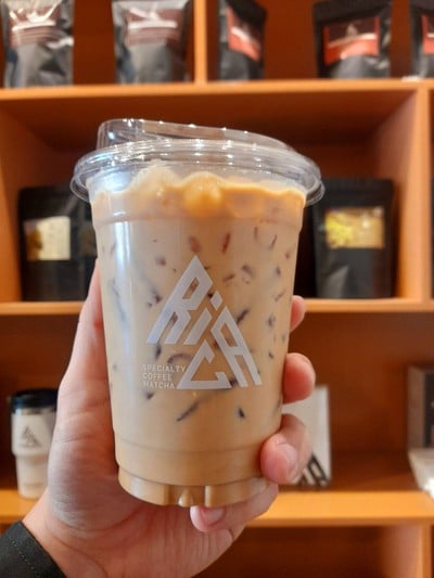 ลาเต้เย็น