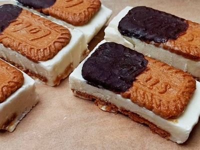 วิธีทำ Biscoff Greek Yogurt Bar