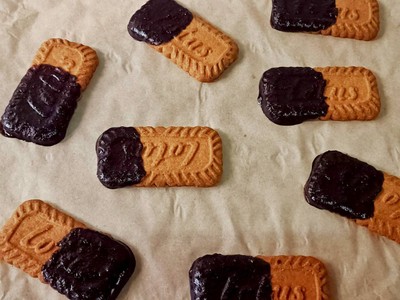 วิธีทำ Biscoff Greek Yogurt Bar