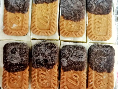 วิธีทำ Biscoff Greek Yogurt Bar