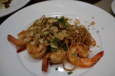Spaghetti Spicy Garlic Prawn