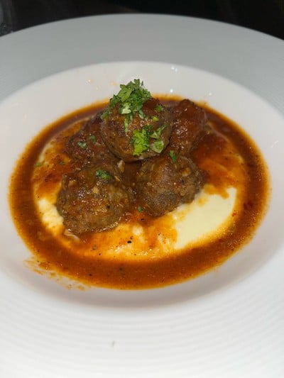 Meatballs With Mashed Potato