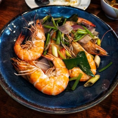 กุ้งอบเกลือ