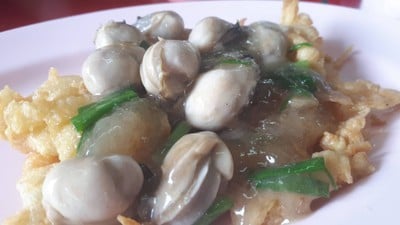 หอยนางรมทอดกรอบ