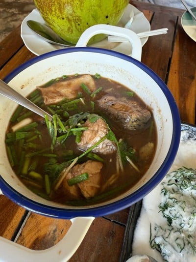 ต้มส้มปลากระพง