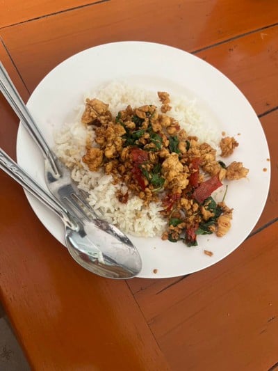 ข้าวกะเพราหมูสับ