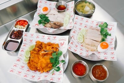 ข้าวมันไก่กับไข่ by เชฟจอม Master Chef x เฮียก้อ @บางนาตราด