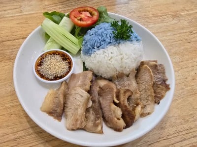 ข้าวคอหมูย่าง