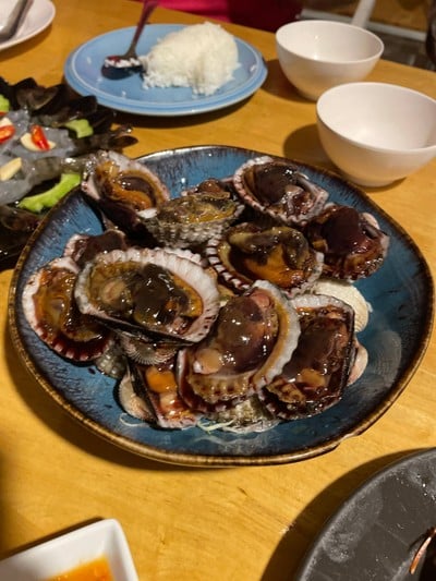 หอยแครงเผา