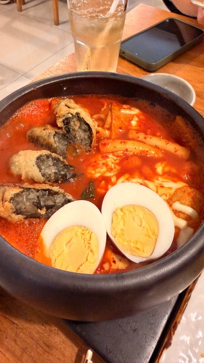 Tteobokki with soup